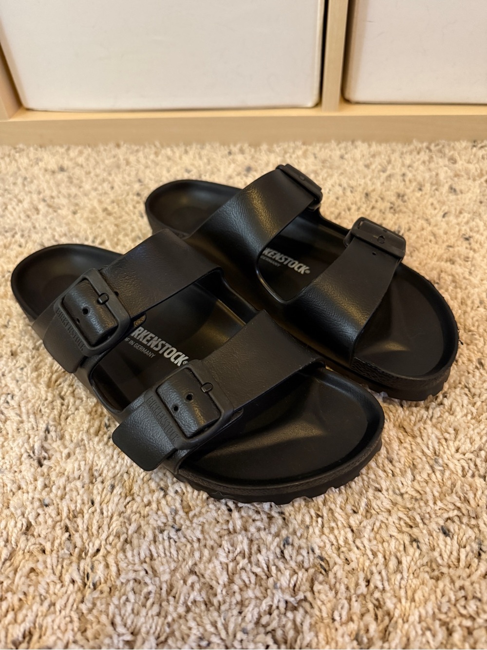 Birkenstock Men's or Women's Arizona EVA Sandals — Black 39
